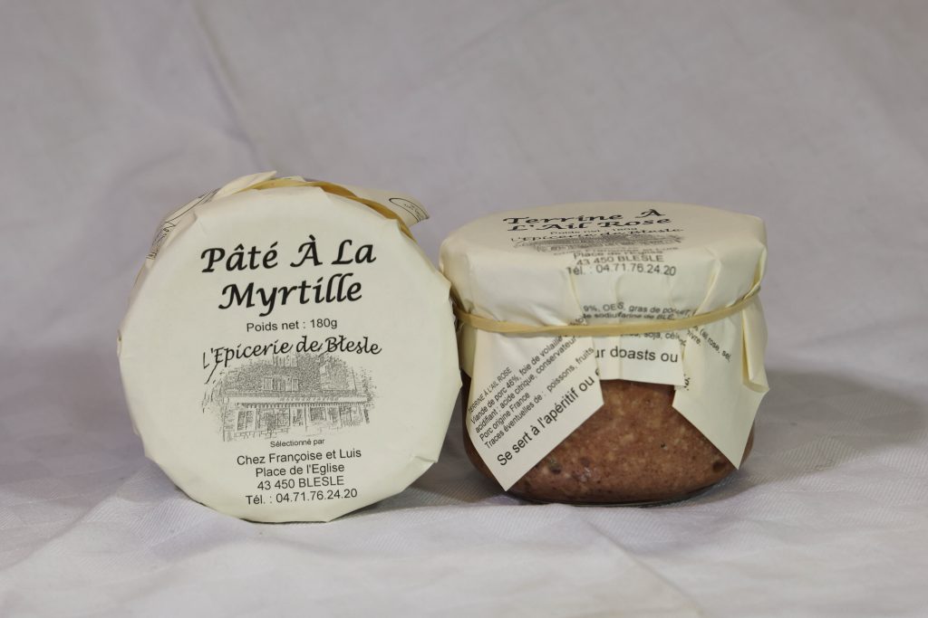Pâté à la Myrtille 180gr