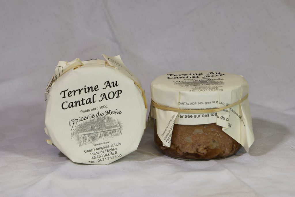 Terrine au Cantal AOP 180gr