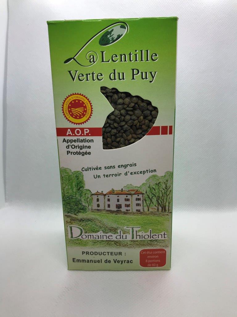 Lentille verte du Puy AOP d'Auvergne