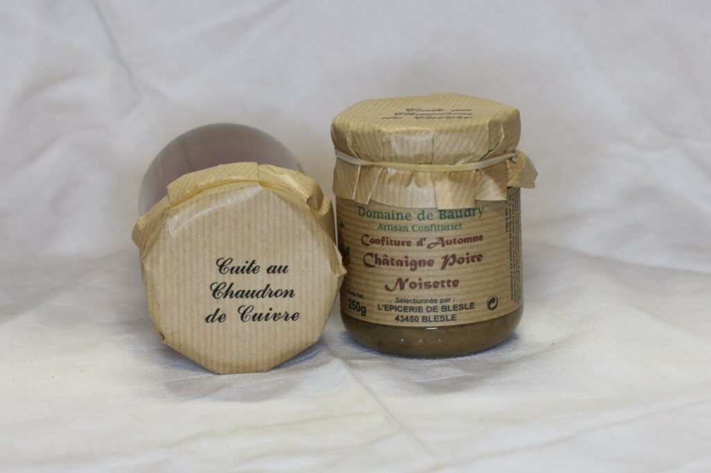 Confiture d'Automne 250gr Confiture Artisanale "Domaine de Baudry" Artisan confiturier