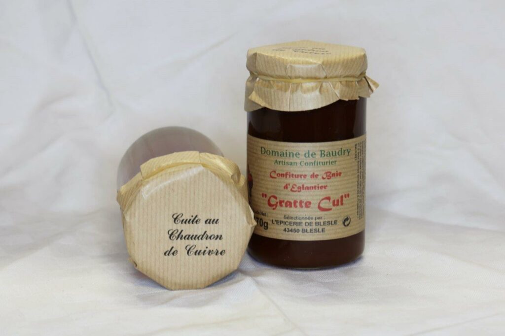 Confiture Extra Baie d'Eglantier 370gr Confiture Artisanale "Domaine de Baudry" Artisan confiturier