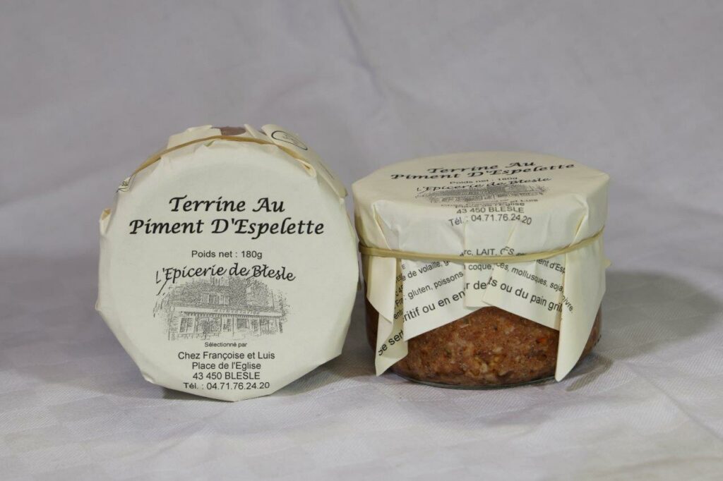 Terrine au Piment d'Espelette 180gr