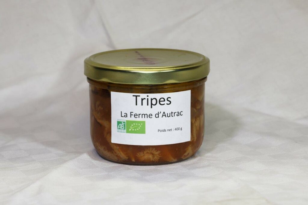 Tripes de Bœuf Bio 580gr "la Ferme d'Autrac"
