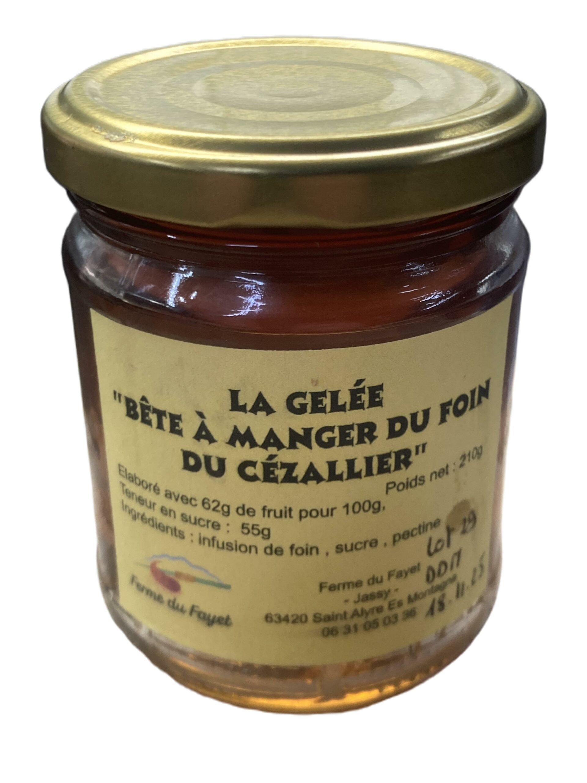 Gelée de foin du Cézallier